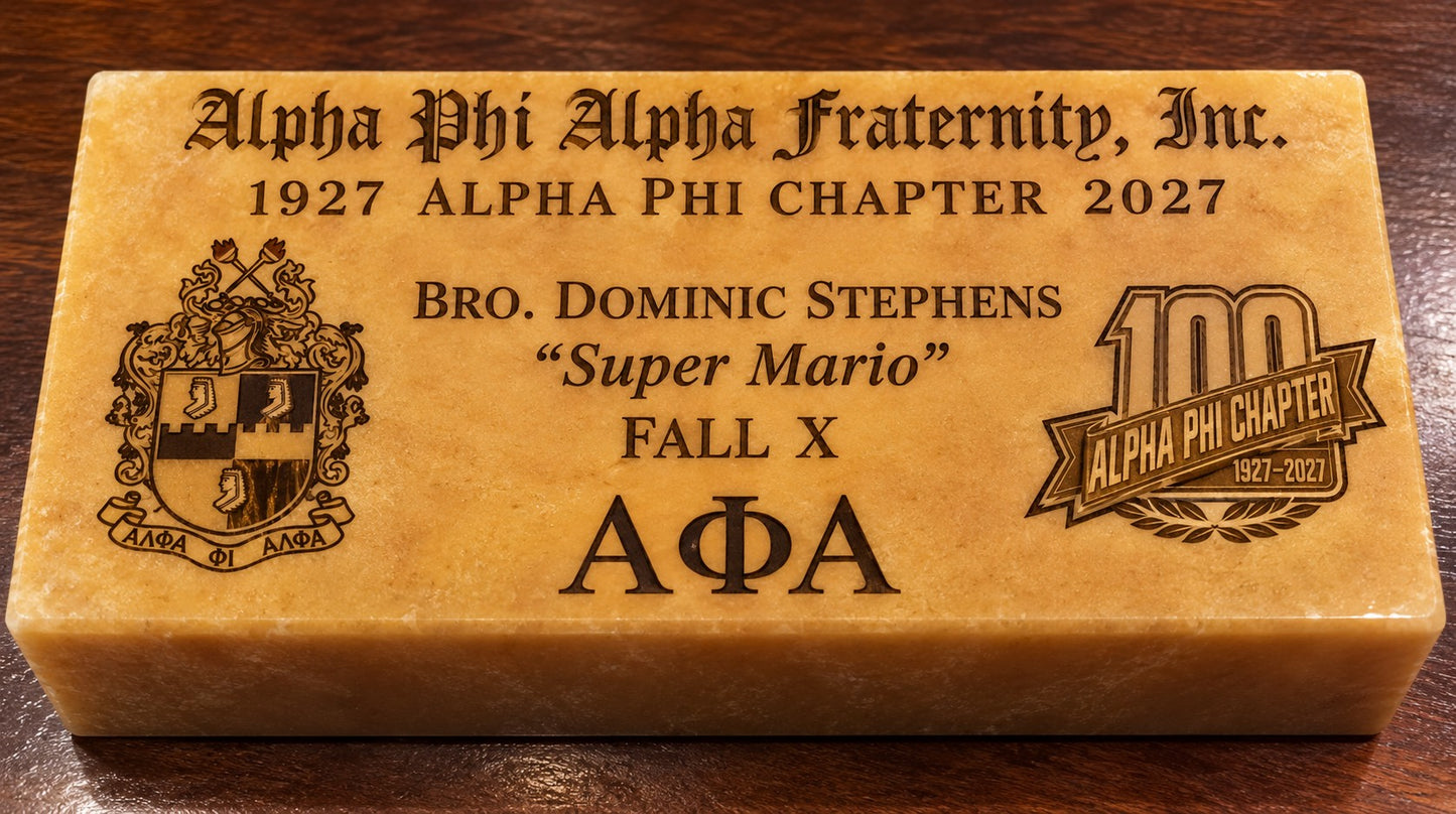 Commemorative Fraternal Pledge Brick