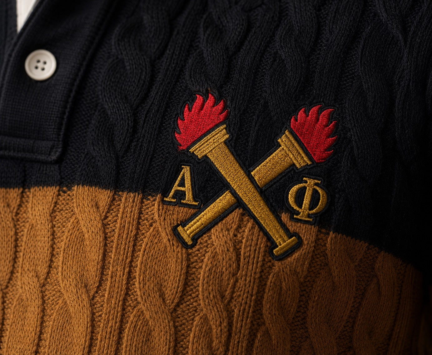 Heirloom Cable Knit Rugby