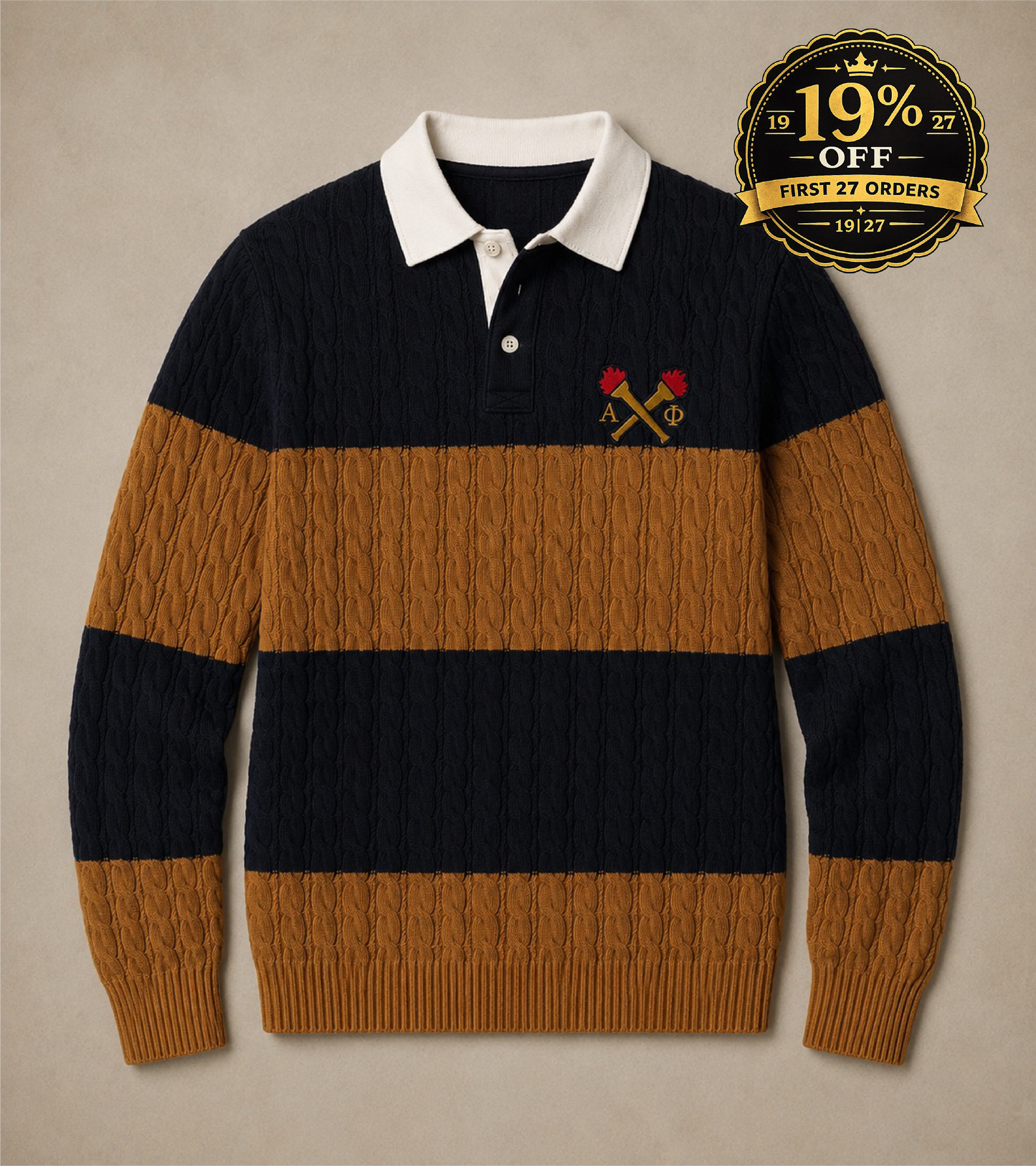 Heirloom Cable Knit Rugby